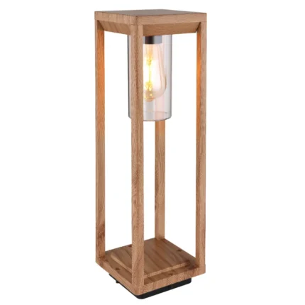 CANDELA BAŠTENSKA PODNA LAMPA DRVO 50CM 3135WS2 GLOBO LIGHTING