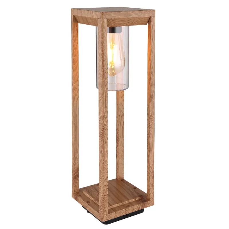 CANDELA-bastenska-podna-lampa-dr CANDELA BAŠTENSKA PODNA LAMPA DRVO 50CM 3135WS2 GLOBO LIGHTING - Slika 1