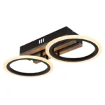 LED PLAFONSKA LAMPA DRVENE LETVICE 67360D2 BLEVINS GLOBO LIGHTING - Slika 4