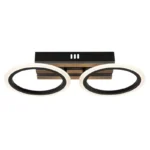 LED PLAFONSKA LAMPA DRVENE LETVICE 67360D2 BLEVINS GLOBO LIGHTING - Slika 5