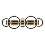 LED PLAFONSKA LAMPA DRVENE LETVICE 67360D4 BLEVINS GLOBO LIGHTING - Slika 6