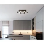 LED PLAFONSKA LAMPA DRVENE LETVICE 67360D3 BLEVINS GLOBO LIGHTING - Slika 9