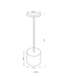 LED STONA LAMPA POLINA BELA 210190W GLOBO LIGHTING - Slika 7
