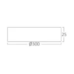 LED plafonjera 26W 3u1 bela BRY-JADE-SLR BP07-00380 - Slika 6