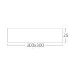 LED plafonjera 26W 3u1 bela kocka BRY-JADE-SLR BP07-10380 - Slika 5