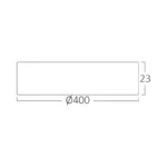 LED plafonjera 36W 3u1 bela BRY-JADE-SLR BP07-00480 - Slika 5