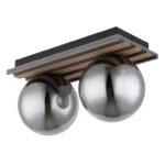 PLAFONSKA LAMPA DRVENE LETVICE PARSONS 54343-2 GLOBO LIGHTING - Slika 2