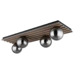 PLAFONSKA LAMPA DRVENE LETVICE PARSONS 54343-4 GLOBO LIGHTING - Slika 2