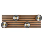 PLAFONSKA LAMPA DRVENE LETVICE PARSONS 54343-4 GLOBO LIGHTING - Slika 4
