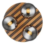 PLAFONSKA LAMPA DRVENE LETVICE PARSONS 54343-3 GLOBO LIGHTING - Slika 3