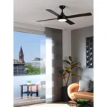 TRINIDAD PLAFONSKI VENTILATOR CRNI MAT SA SVETLOM 35085 EGLO - Slika 3