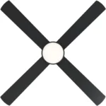 TRINIDAD PLAFONSKI VENTILATOR CRNI MAT SA SVETLOM 35085 EGLO - Slika 7