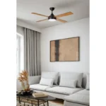 TRINIDAD PLAFONSKI VENTILATOR CRNI MAT SA SVETLOM 35085 EGLO - Slika 9