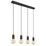 VISILICA MATTI DRVO/CRNA 54045-4H GLOBO LIGHTING - Slika 2
