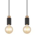 VISILICA MATTI DRVO/CRNA 54045-4H GLOBO LIGHTING - Slika 5