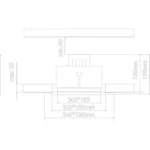 -R M2070-2 UGRADNI KOMPLET 2xALU111 SIVI MITEA LIGHTING - Slika 3