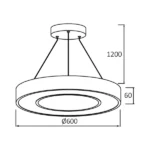 BRY-BLADE-PD-OKRUGLA-BELA-45W-3U1-LED VISILICA BH16-06280 BRAYTRON - Slika 2
