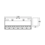 MAGNETNA ŠINSKA LINEARNA SVETILJKA 6W 4000K BD60-01111 BRAYTRON - Slika 3