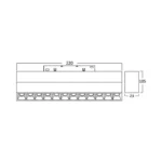 MAGNETNA ŠINSKA LINEARNA SVETILJKA 12W 4000K BD60-03211 BRAYTRON - Slika 3