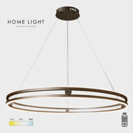 SOLEA 14 LUSTER 48W 3000/4000/6000K BRAON HOME LIGHT