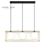 TALIA 72 LUSTER 3XE14 CRNA/ZLATO HOME LIGHT