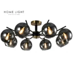 TALIA 32 LUSTER 8*E14 CRNA/BAKAR HOME LIGHT