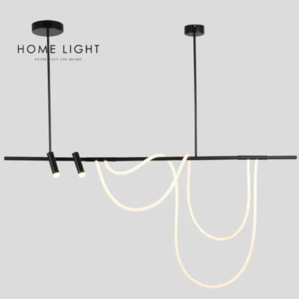 SOLEA 7 LUSTER 50W 3000K CRNA HOME LIGHT