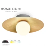 VESTA 535 PLAFONSKA SVETILJKA 8W 3000/4500/6000K SVETLO DRVO/BELA HOME LIGHT