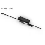 VESTA 481 PLAFONSKA SVETILJKA 22W+2*3W 3000K CRNA HOME LIGHT