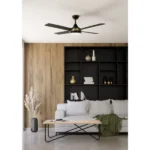 TRINIDAD 35118 PLAFONSKI VENTILATOR CRNO ZLATNI SA SVETLOM EGLO - Slika 2