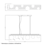 ALIA 64 LUSTER 6*G9 DRVO HOME LIGHT - Slika 3