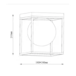 TALIA 71 PLAFONJERA 1XE14 CRNA/ZLATO HOME LIGHT - Slika 2