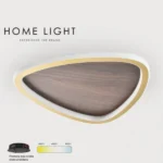 VESTA 525 PLAFONSKA SVETILJKA 36W 3000/4500/6000K TAMNO DRVO/ZLATO (Ø 400) HOME LIGHT - Slika 3