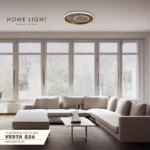 VESTA 526 PLAFONSKA SVETILJKA 36W 3000/4500/6000K TAMNO DRVO/ZLATO (Ø 400) HOME LIGHT - Slika 2