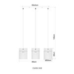 GORLEY VISILICA PESAK 15698-3HB GLOBO LIGHTING - Slika 6