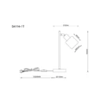 TRENT STONA LAMPA PESAK 54114-1T GLOBO LIGHTING - Slika 7