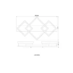 SYRAKUS LED PLAFONJERA KAFA 48049D2 GLOBO LIGHTING - Slika 7