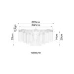 Gorley plafonjera pesak 15698D1B Globo lighting f