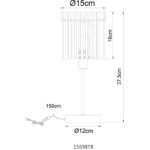 Gorley stona lampa pesak 15698TB Globo lighting g