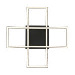 LUCIA crna led plafonska lampa 780720 Esto (6)