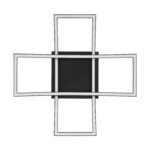 LUCIA crna led plafonska lampa 780720 Esto (7)
