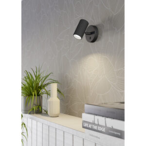 PORTILLO ZIDNA LAMPA CRNA 902031 EGLO z