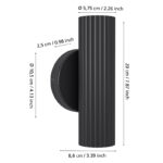 PORTILLO ZIDNA LAMPA CRNA 902032 EGLO d