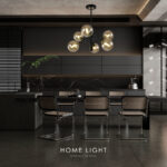 Talia 7 Luster 6xG9 CRNA BAKAR HOME LIGHT a
