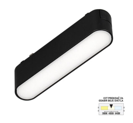 LED MAGNETNA SVETILJKA CCT ULTRA SLIM FMS1001-6 BK FORMA