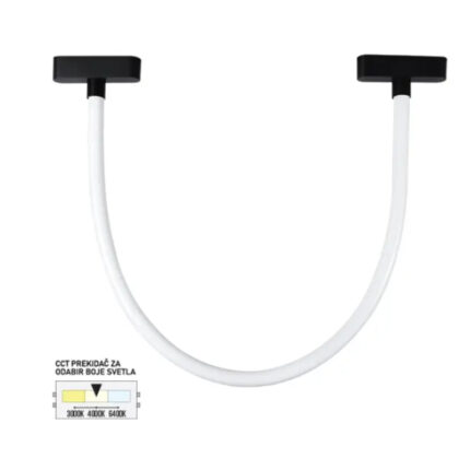 LED MAGNETNA SVETILJKA ULTRA SLIM CCT FMS4006-10 BK FORMA