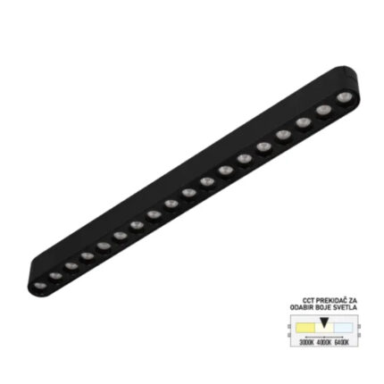 LED magnetna svetiljka CCT ULTRA SLIM FMS2001-18 BK Forma nexallight
