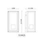 LOGANA spoljna zidna lampa 31982s Globo lighting Nexallight h