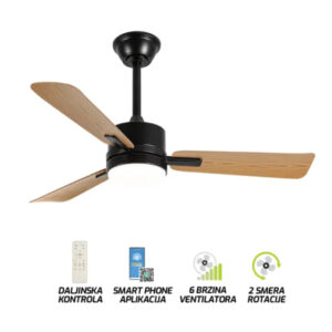 PLAFONSKI VENTILATOR SA SVETILJKOM FV3102-107 BR FORMA