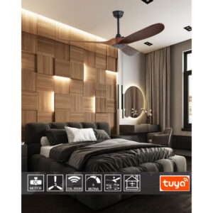 Plafonski ventilator KBS 5218 Bk+Wood